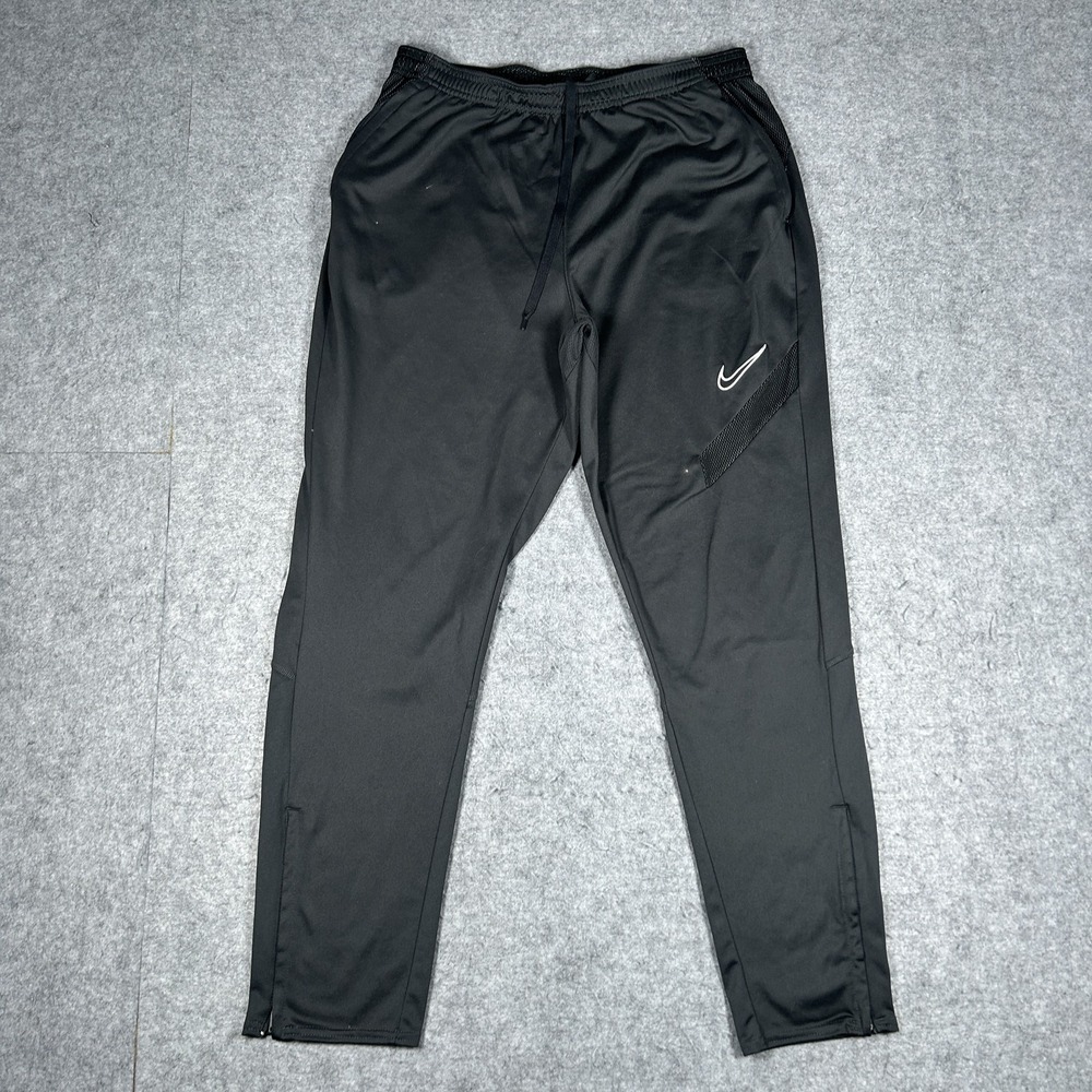 Nike Dri-FIT Academy Sweatpants Mens Large(28x26) Dark Grey/Black Track Pants